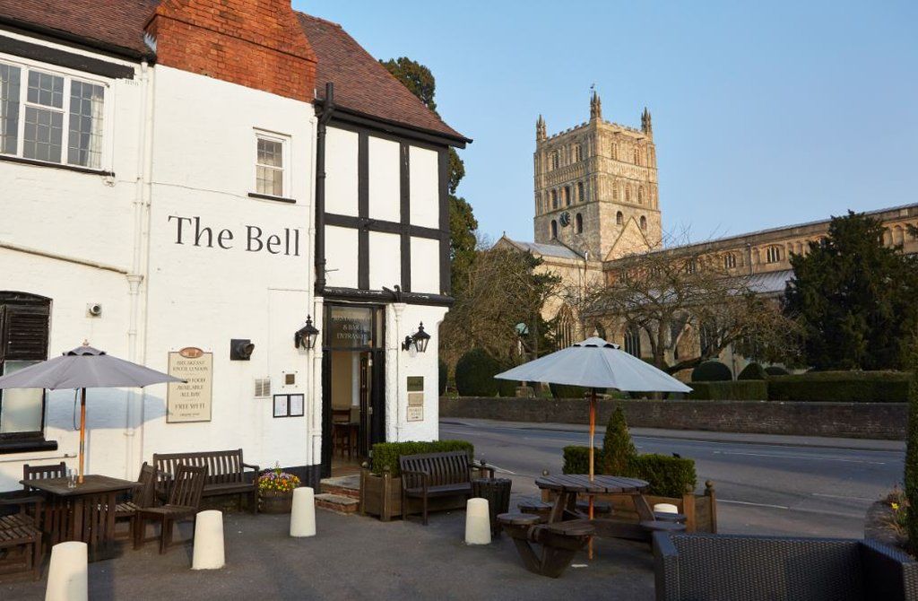 Bell Hotel By Greene King Inns Tewkesbury Exteriér fotografie